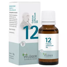 BIOCHEMIE Pflüger 12 Cálcio sulfurico D 6 Glob., 15 g