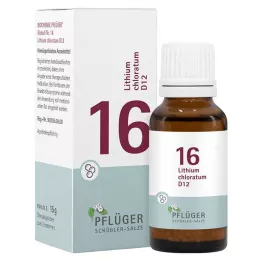 BIOCHEMIE Pflüger 16 Clorato de lítio D 12 Glob., 15 g