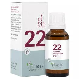 BIOCHEMIE Pflüger 22 Cálcio carbonicum D 12 Glob., 15 g