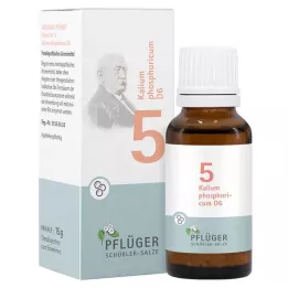 BIOCHEMIE Pflüger 5 potássio fosfórico D 6 Glob., 15 g
