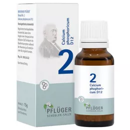 BIOCHEMIE Pflüger 2 Cálcio fosfórico D 12 Gl., 15 g
