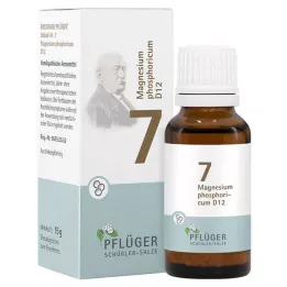 BIOCHEMIE Pflüger 7 Magnésio fosfórico D 12 Gl, 15 g