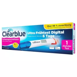 CLEARBLUE Teste de gravidez ultra precoce digital, 1 peça