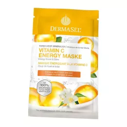 DERMASEL Máscara energética de vitamina C do Mar Morto, 12 ml