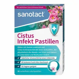 sanotact®Pastilhas para infecção de Cistus, 30 unidades
