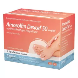 Amorolfina Dexcel 50 mg/ml esmalte de ingrediente ativo (2,5 ml)