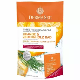 DERMASEL Sal de banho do Mar Morto Laranja &amp; Cedro, 1 P