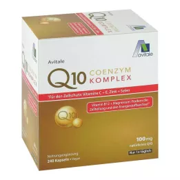 COENZYM Q10 100 mg cápsulas+vitaminas+minerais, 240 pcs