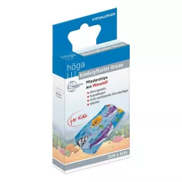 KINDERPFLASTER Ocean Fleece para Crianças Tiras 2x6 cm, 20 unid