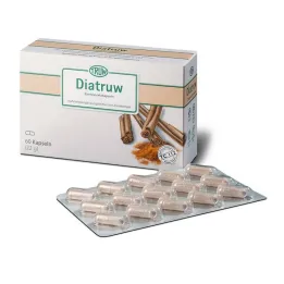 Cápsulas de extrato de canela Diatruw, 60 unidades