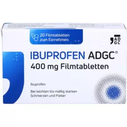 IBUPROFEN ADGC Comprimidos revestidos por película de 400 mg, 20 unidades