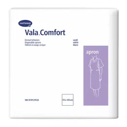 Avental Valacomfort aventais descartáveis 70x135 cm branco, 100 peças