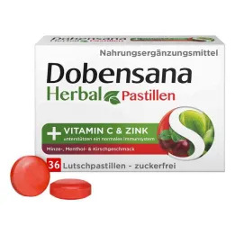Dobensana Herbal Kirschgeschm.vit.c & Pastilha de Zinco.(36 peças)