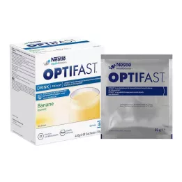 OPTIFAST Bebida Banana em Pó, 8X55 g