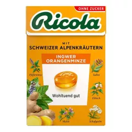 RICOLA o.Z.Box Gengibre Laranja Menta Bombons, 50 g