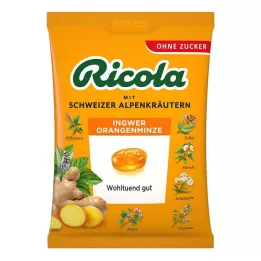 RICOLA o.Z.Bag Gengibre Laranja Menta Bombons, 75 g