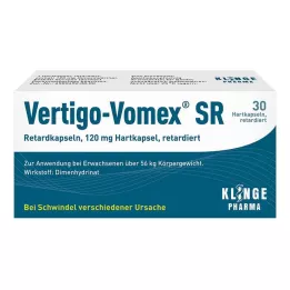 VERTIGO-VOMEX SR Cápsulas de liberação prolongada, 30 unidades