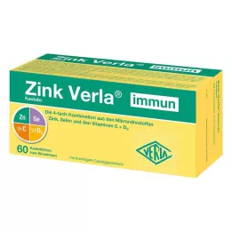 ZINK VERLA comprimidos mastigáveis imunes, 60 unidades