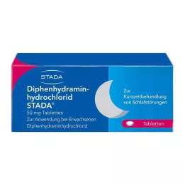 DIPHENHYDRAMINHYDROCHLORID STADA Comprimidos de 50 mg, 20 unidades