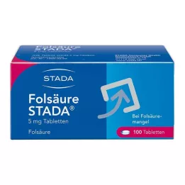 FOLSÄURE STADA Comprimidos de 5 mg, 100 unidades