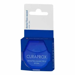 Dispensador de fio dental Curaprox DF 834 com menta encerada, 50 m