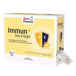 IMMUN+ DAY & Sachê de cápsulas noturnas para 28 dias, 56X4 unid