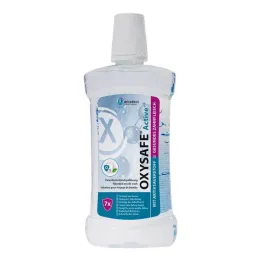 Miradent Oxysafe Active enxaguatório bucal com oxigênio ativo, 500 ml