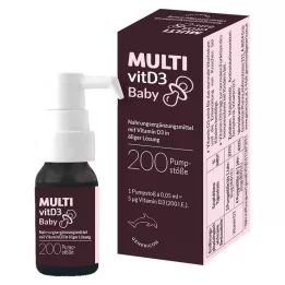 Solução para bomba de sucção de bebê MULTIVITD3, 10 ml