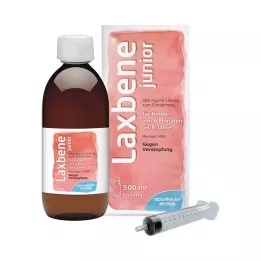 LAXBENE solução oral júnior 500 mg/ml, crianças de 6 meses a 8 anos, 500 ml