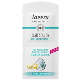 Máscara sensível à base Lavera Q10, 2x5 ml