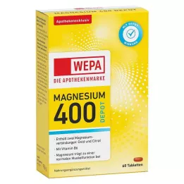 WEPA Magnésio 400 DEPOT+B6 comprimidos, 60 unidades