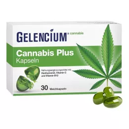 GELENCIUM Cápsulas Cannabis Plus, 30 unidades