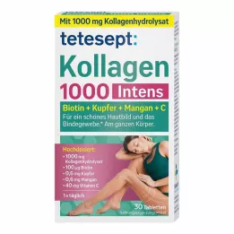 TETESEPT Comprimidos de colágeno 1000 Intens, 30 unidades