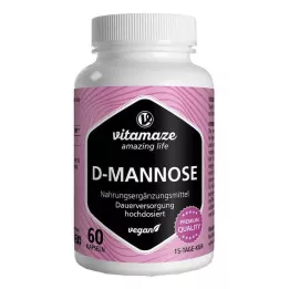 D-MANNOSE HOCHDOSIERT cápsulas veganas, 60 unidades