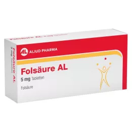 FOLSÄURE AL Comprimidos de 5 mg, 20 unidades