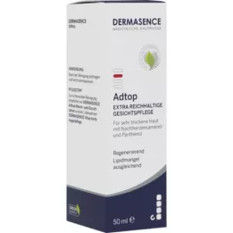 DERMASENCE Creme de cuidado facial extra rico Adtop, 50 ml