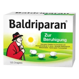 Comprimidos Baldriparan revestidos para sedação, 120 unid