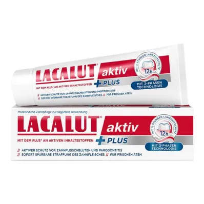 Pasta de dente Lacalut Aktiv Plus, 75 ml Pasta de dente Lacalut Aktiv Plus, 75 ml
