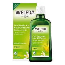 Frasco de recarga Weleda Citrus Fresh Deo Spray, 200 ml