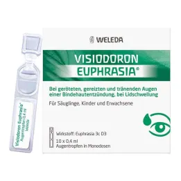 Visiodoron Euphrasia colírio em monodoses, 10X0,4 ml