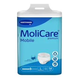 Molicare Premium Mobile 6 gotas tamanho L, 14 unid