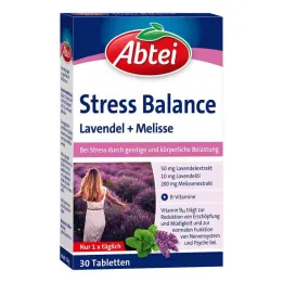 Abbey Stress Balance Lavanda + Melissa Tablets Tf (30 peças)