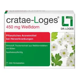 cratae-Loges 450 mg comprimidos revestidos por película de espinheiro, 200 unidades