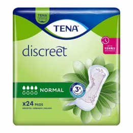 TENA® absorventes normais discretos para incontinência, 24 peças