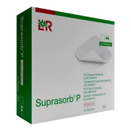 Suprasorb P PU-espuma não adesiva 7,5x7,5 cm, 10 unid