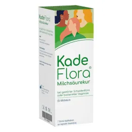 Aplicador descartável para tratamento de ácido láctico Kadeflora para uso vaginal, 7X2,5 g