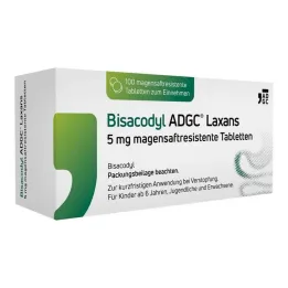 Bisacodil ADGC® Laxans 5 mg comprimidos gastrorresistentes, 100 unidades
