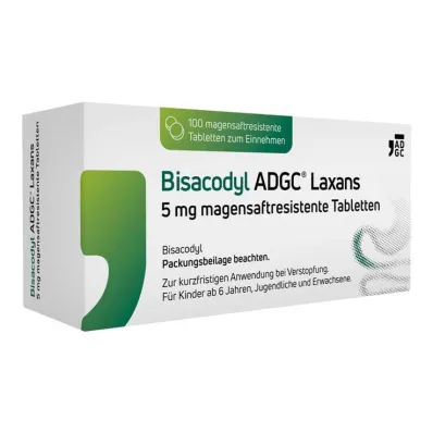 Bisacodil ADGC® Laxans 5 mg comprimidos gastrorresistentes, 100 unidades Bisacodil ADGC® Laxans 5 mg comprimidos gastrorresistentes, 100 unidades