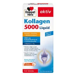 Doppelherz Colágeno 5000 Bastões Líquidos, 14X10 ml