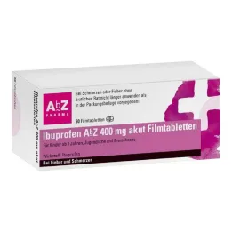 Ibuprofeno AbZ 400 mg comprimidos revestidos por película agudos, 50 unidades
